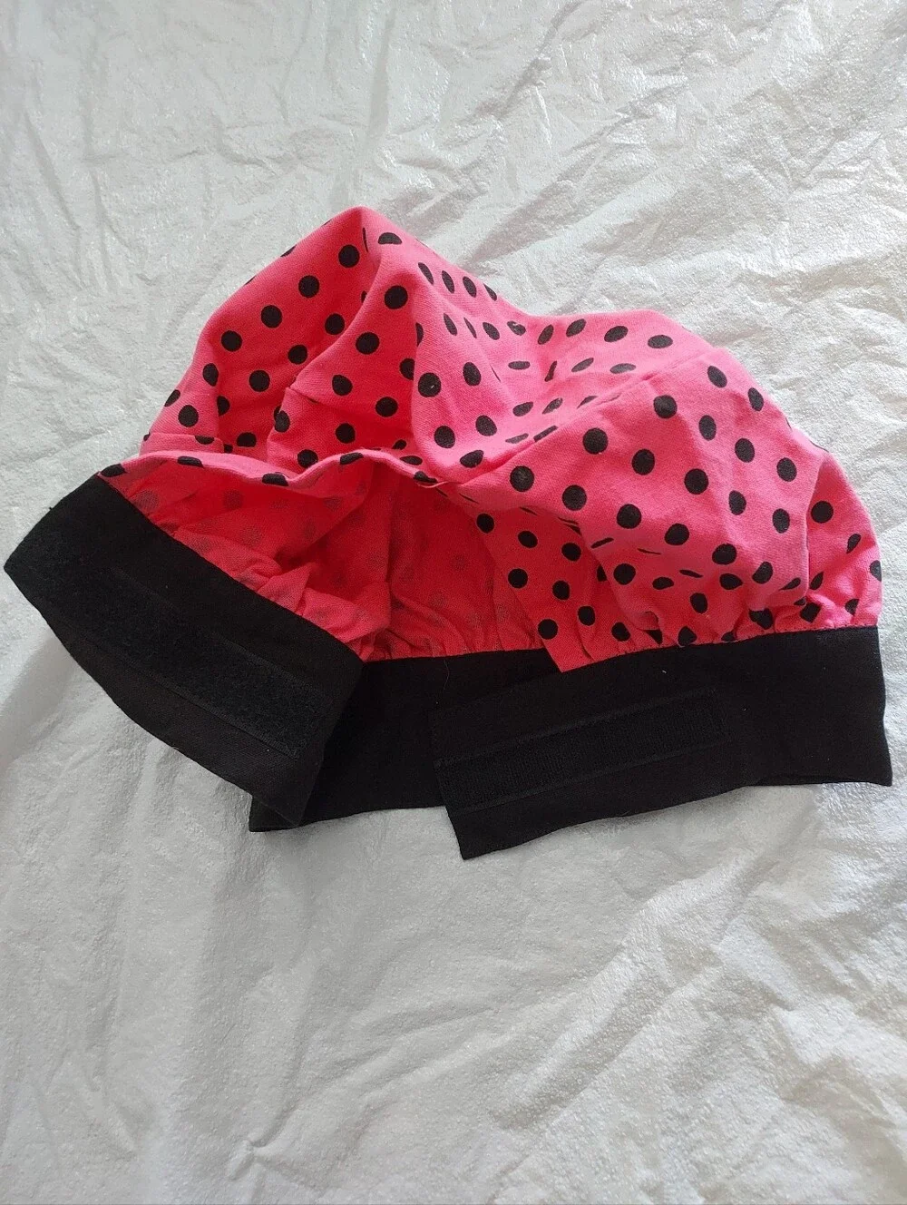 Drama Queen Pink Polka Dot Kids Bakers Cap